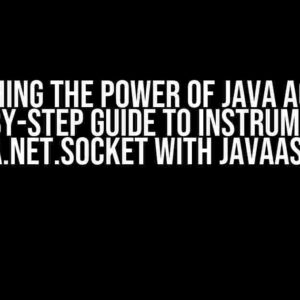 Unleashing the Power of Java Agents: A Step-by-Step Guide to Instrumenting Java.net.Socket with Javaassist